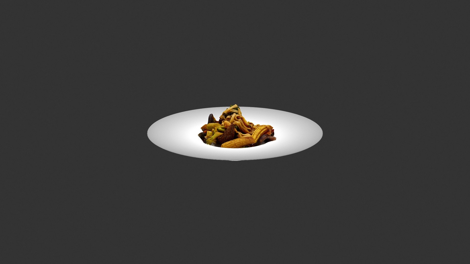 Udon With Veal 3d model