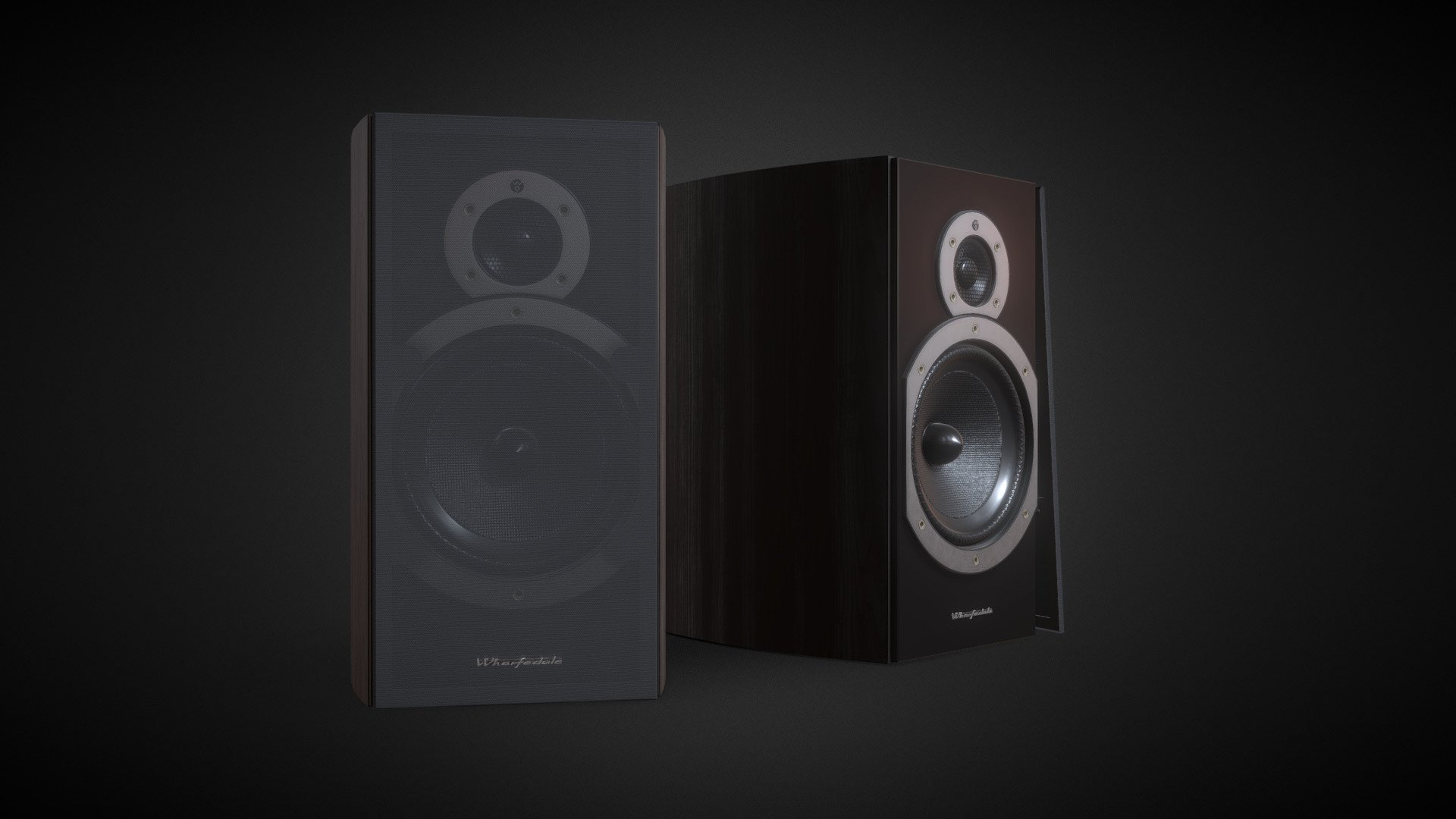 Wharfedale Diamond 10.2 Speakers 3d model