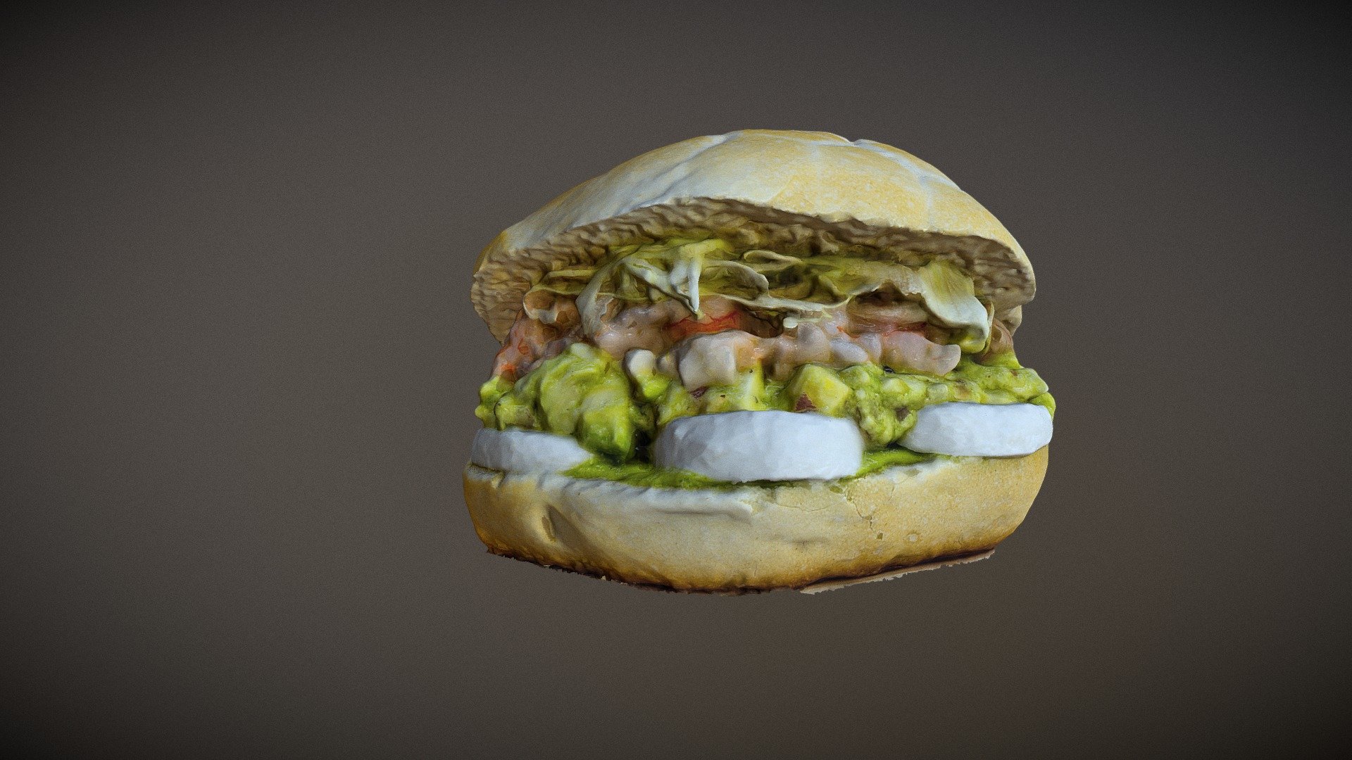 Vitale Valentino, fish sandwich 3d model