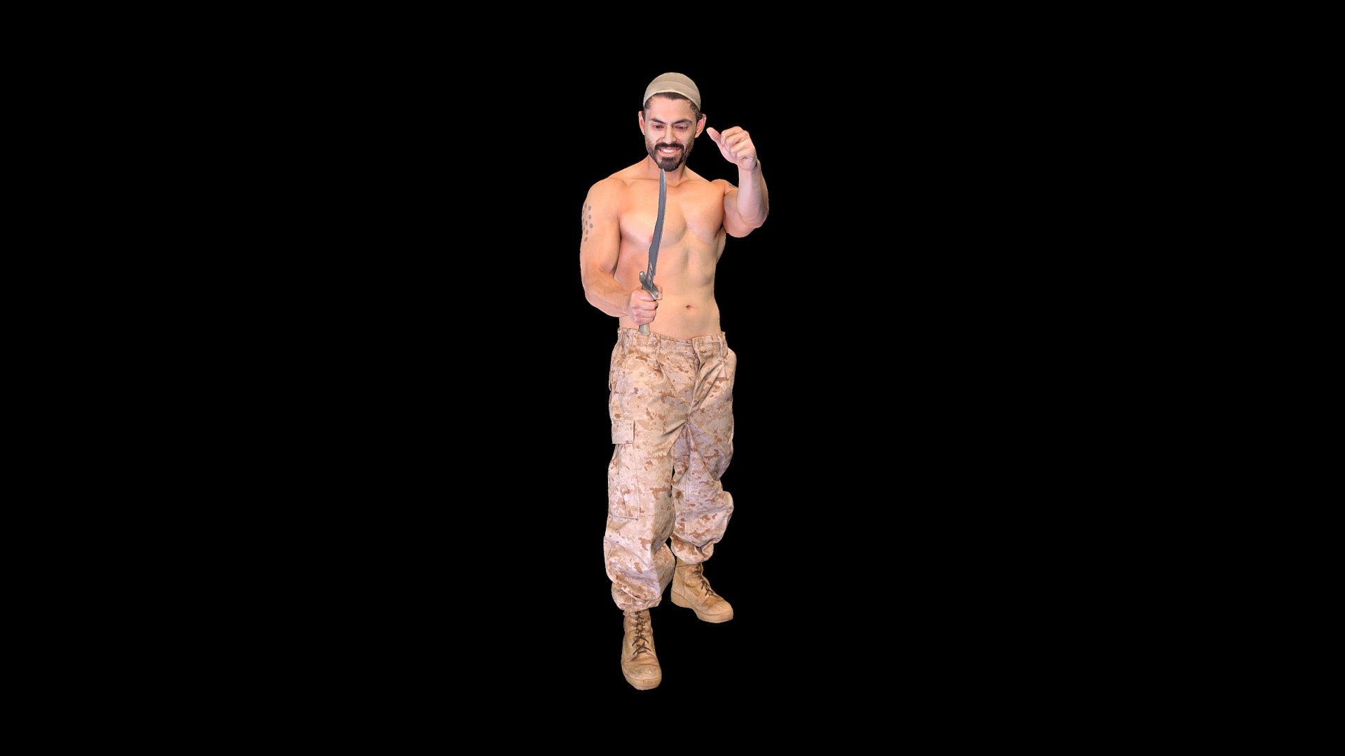 Male Scan 3d model