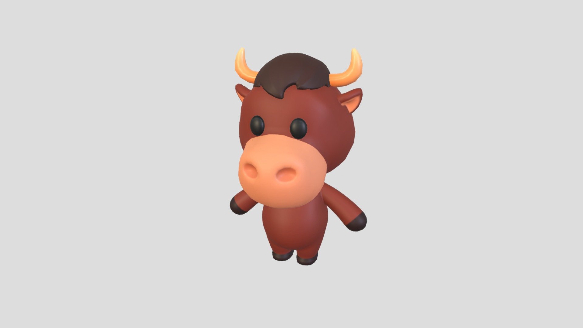 Character043 Bull 3d model