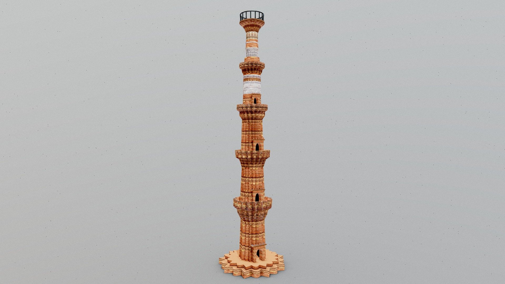 Qutub Minar 3d model