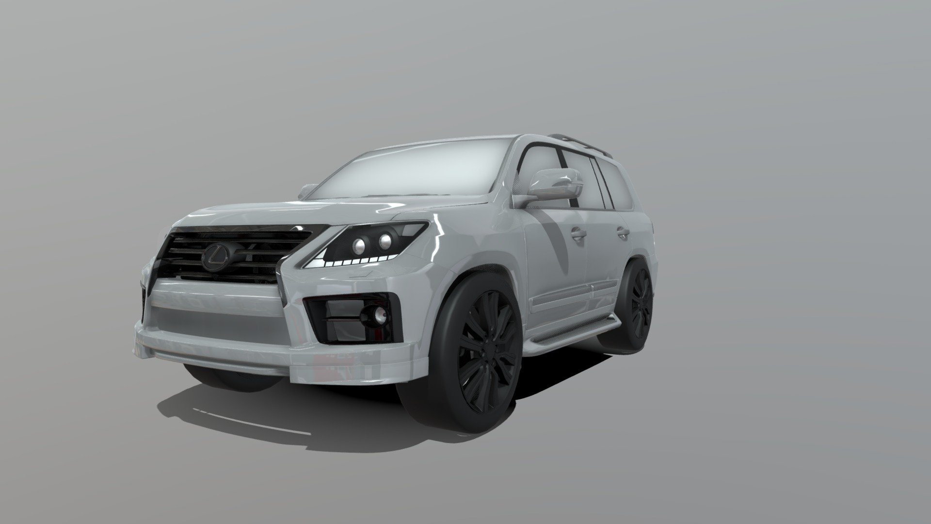 Lexus Lx 570 2014 SPORT 3d model