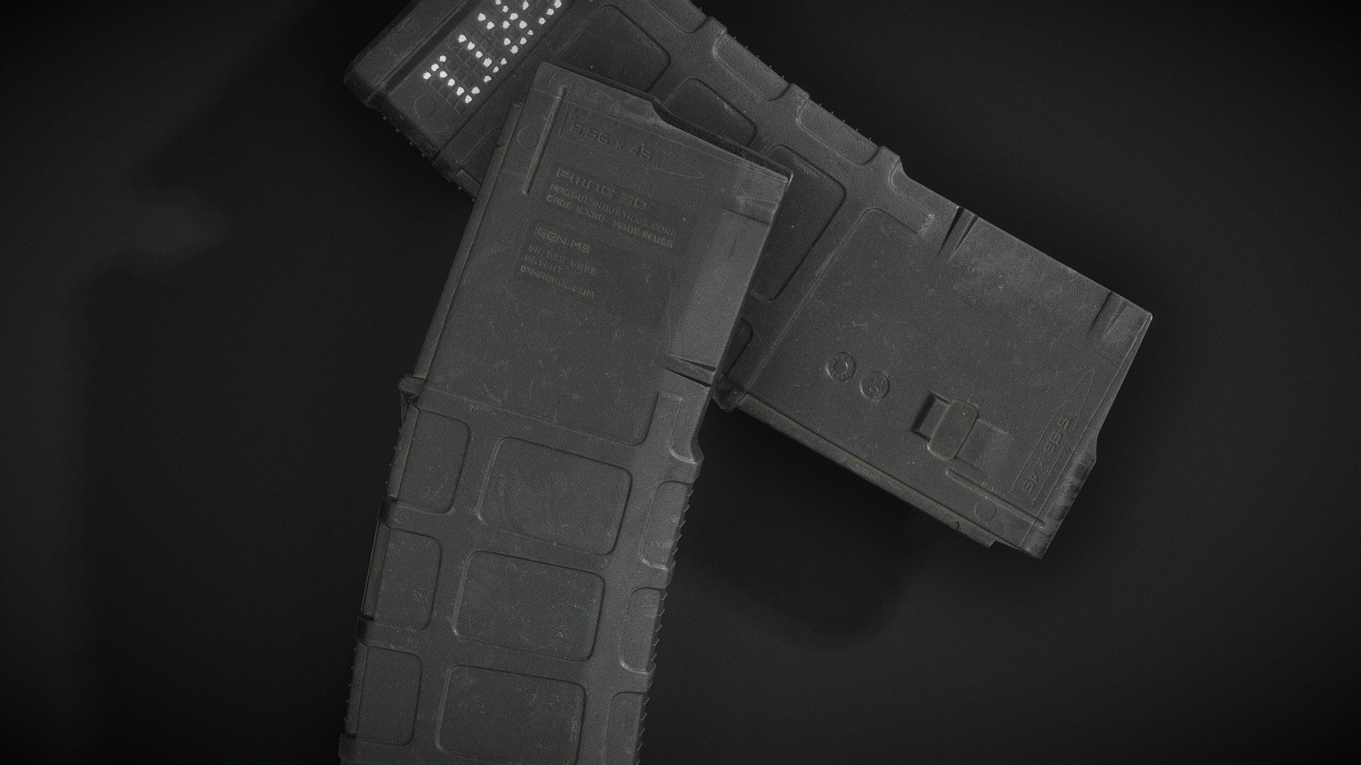 Magpul PMAG 30 3d model