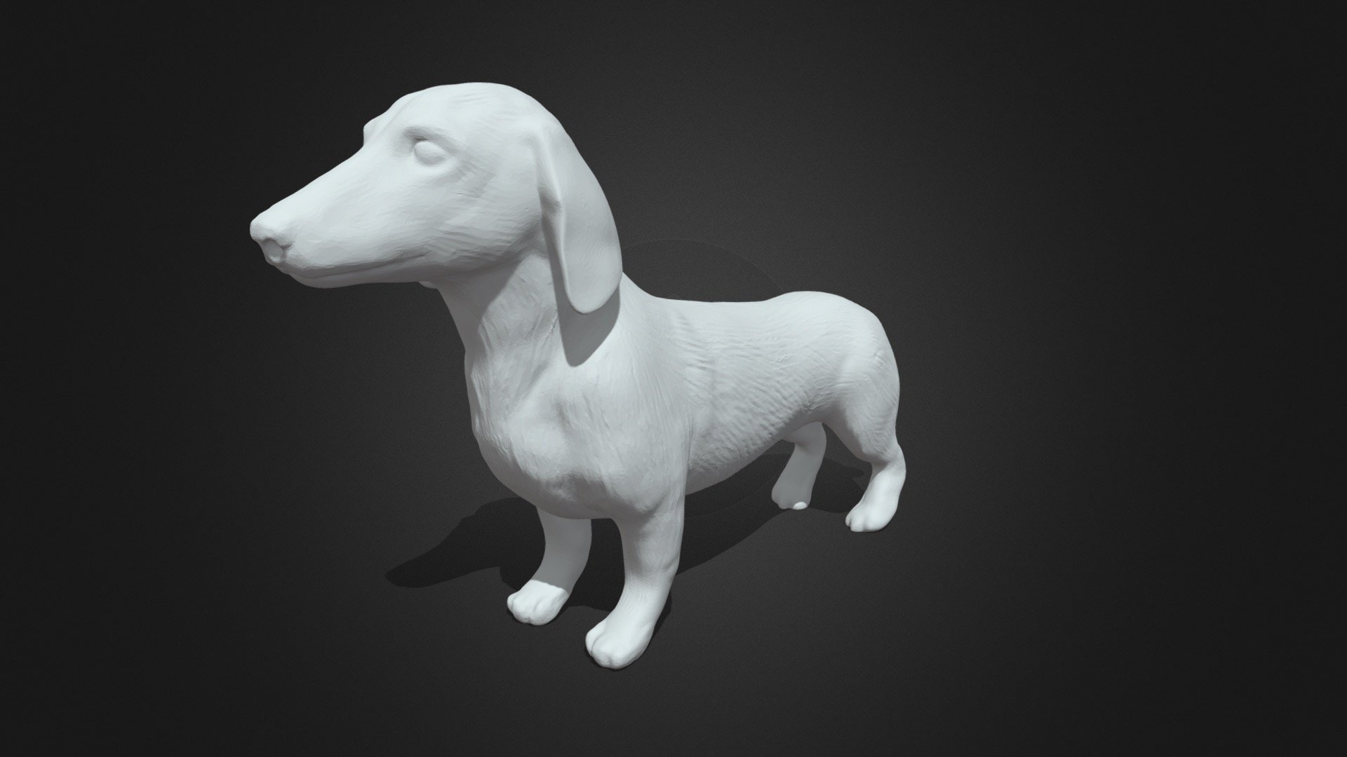 Dachshund 3d printing model 3d model