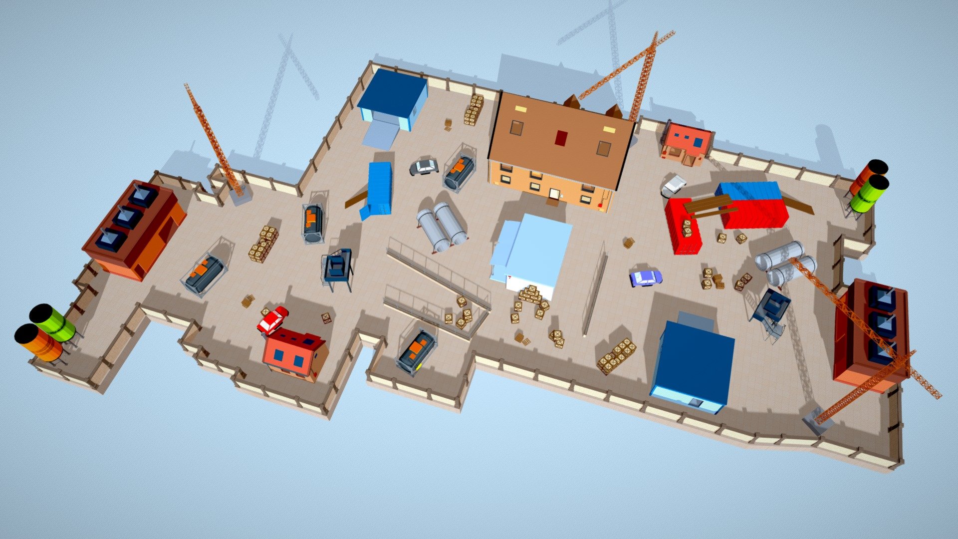 TDM Map 6 3d model