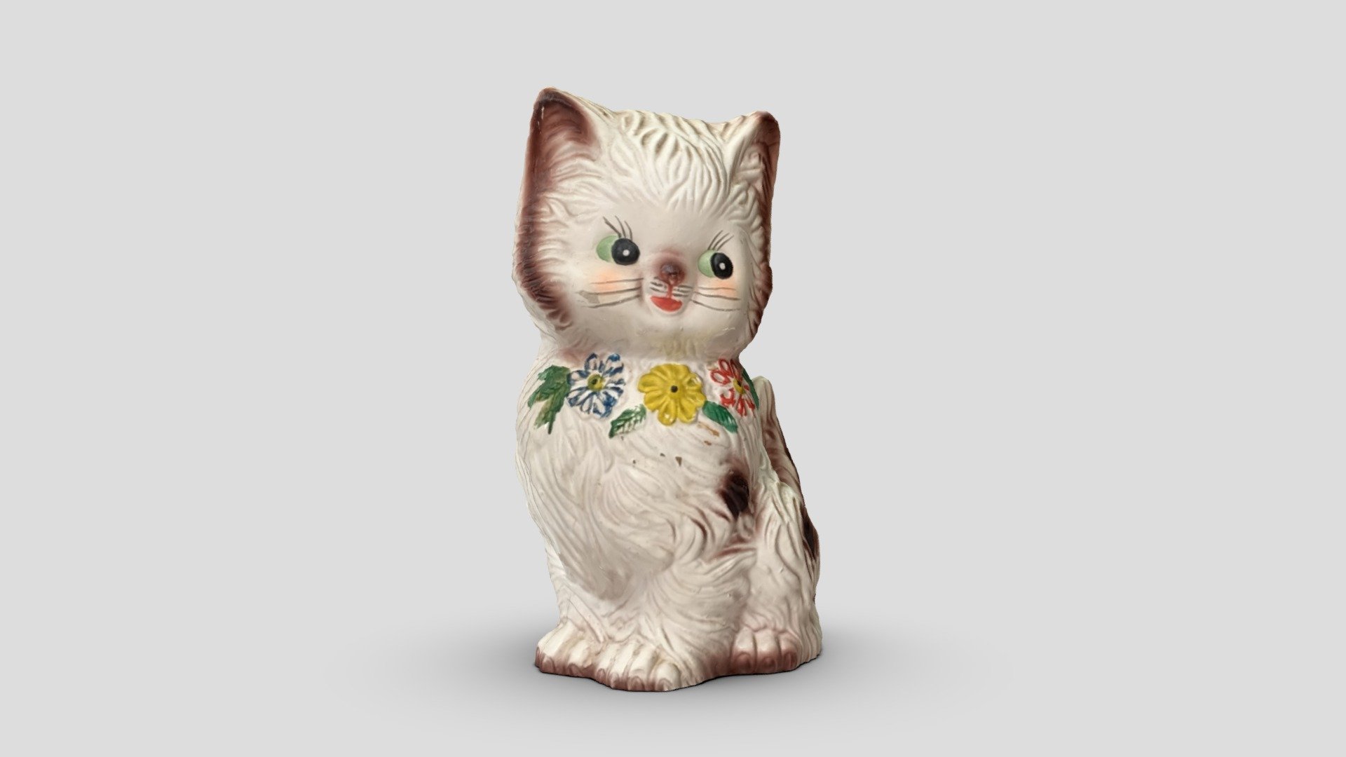 Cat Money Box 3d model