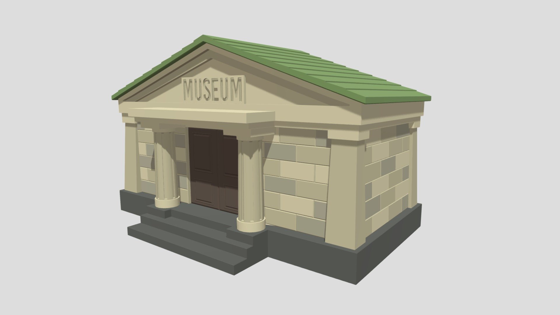 Museum 3d model