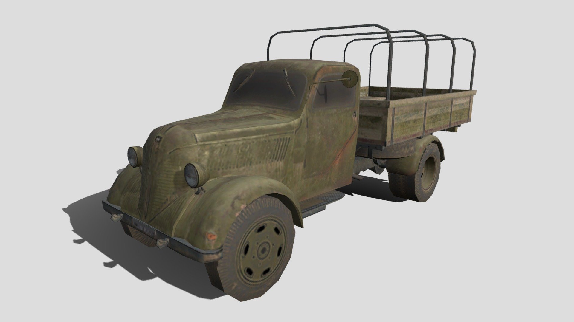 Historic Truck 3d model