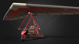 Motorized hang glider