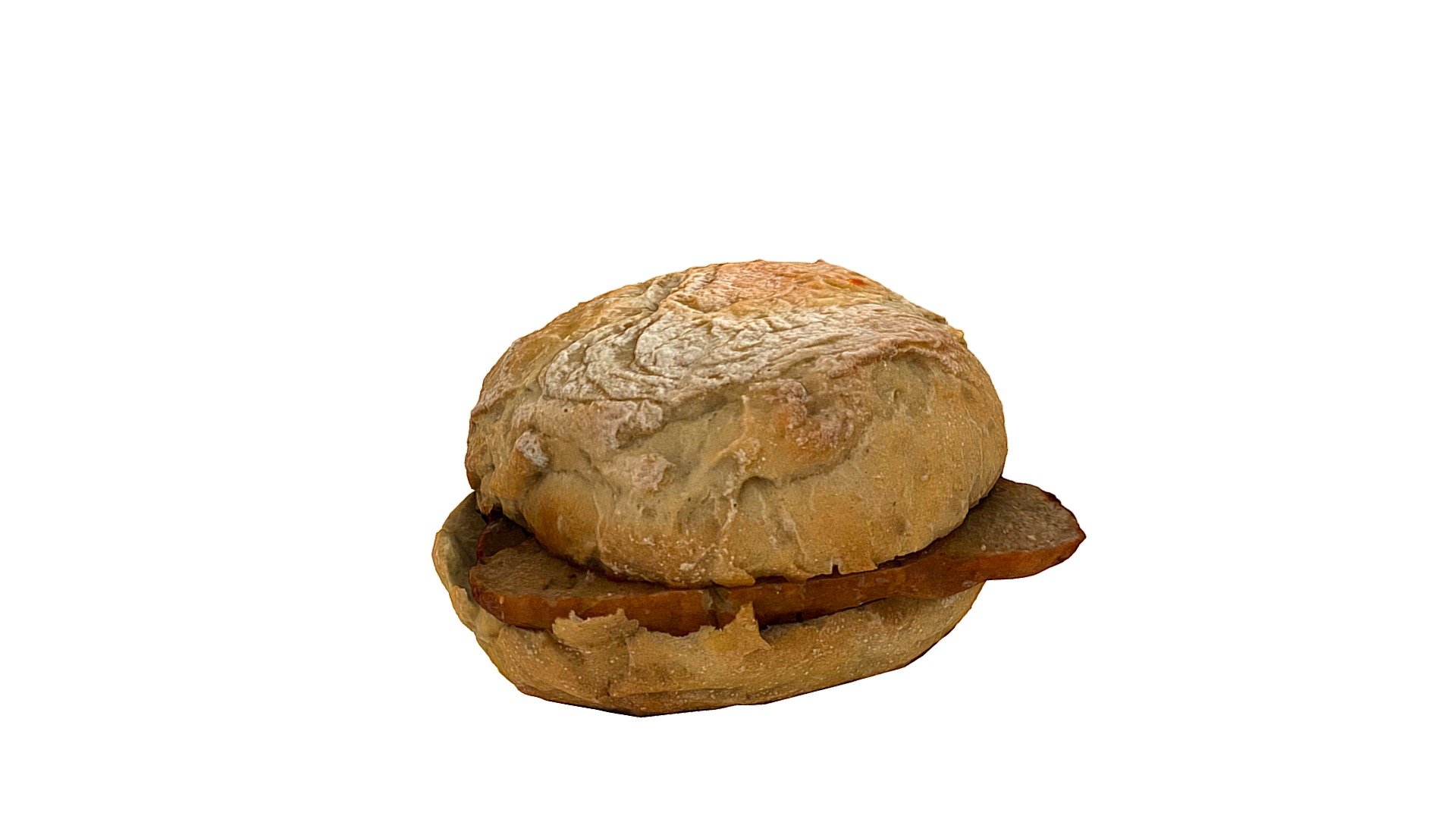 Sausage Bap 3d model