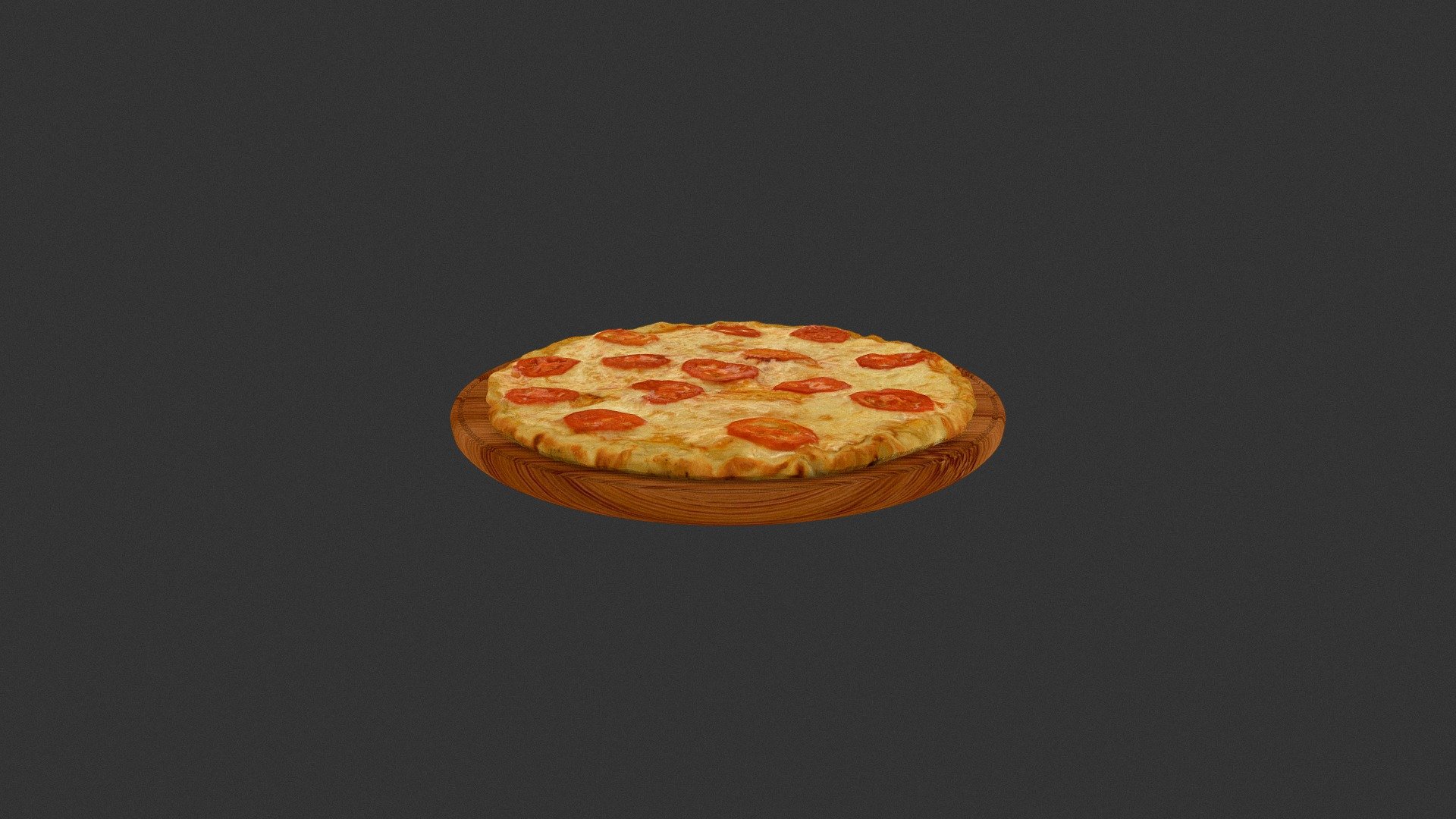 Піца Маргарита (Tomatoes_pizza) 3d model