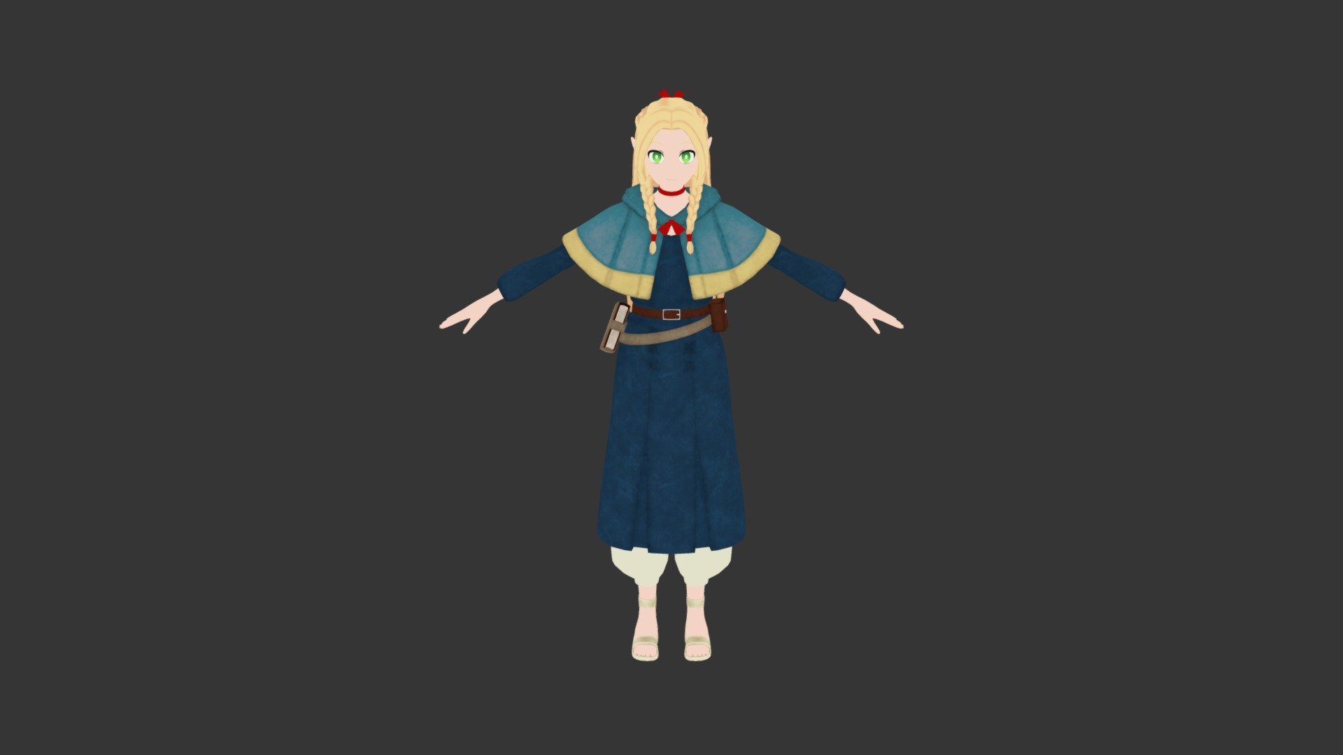 Marcille Donato (Delicious in Dungeon) 3d model