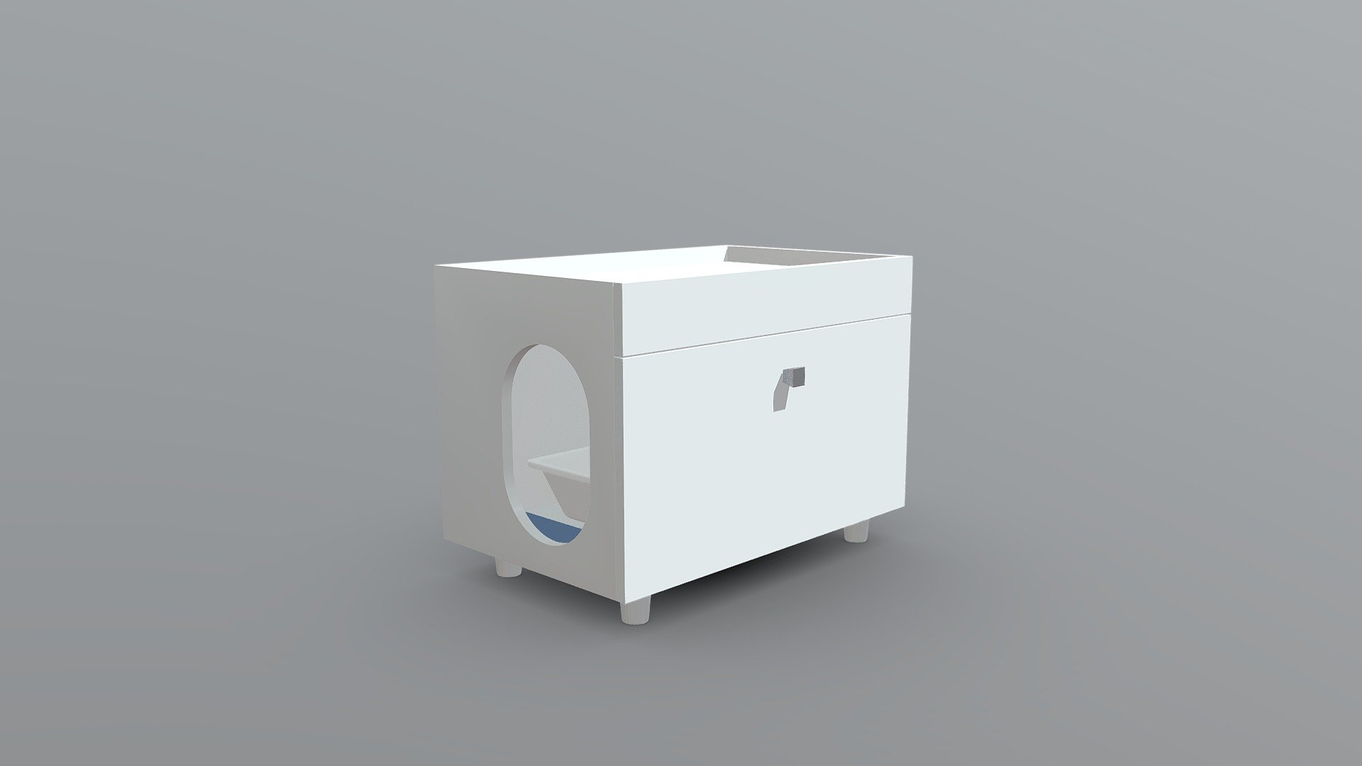 Cat Litter Box 3d model