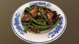 Emmas String Beans BBQ Pork