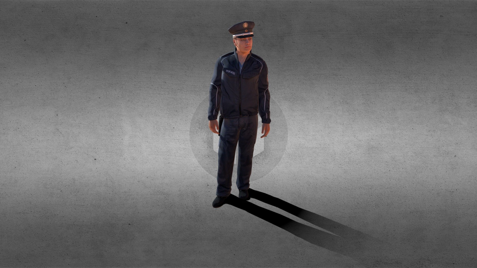 Police 3d model