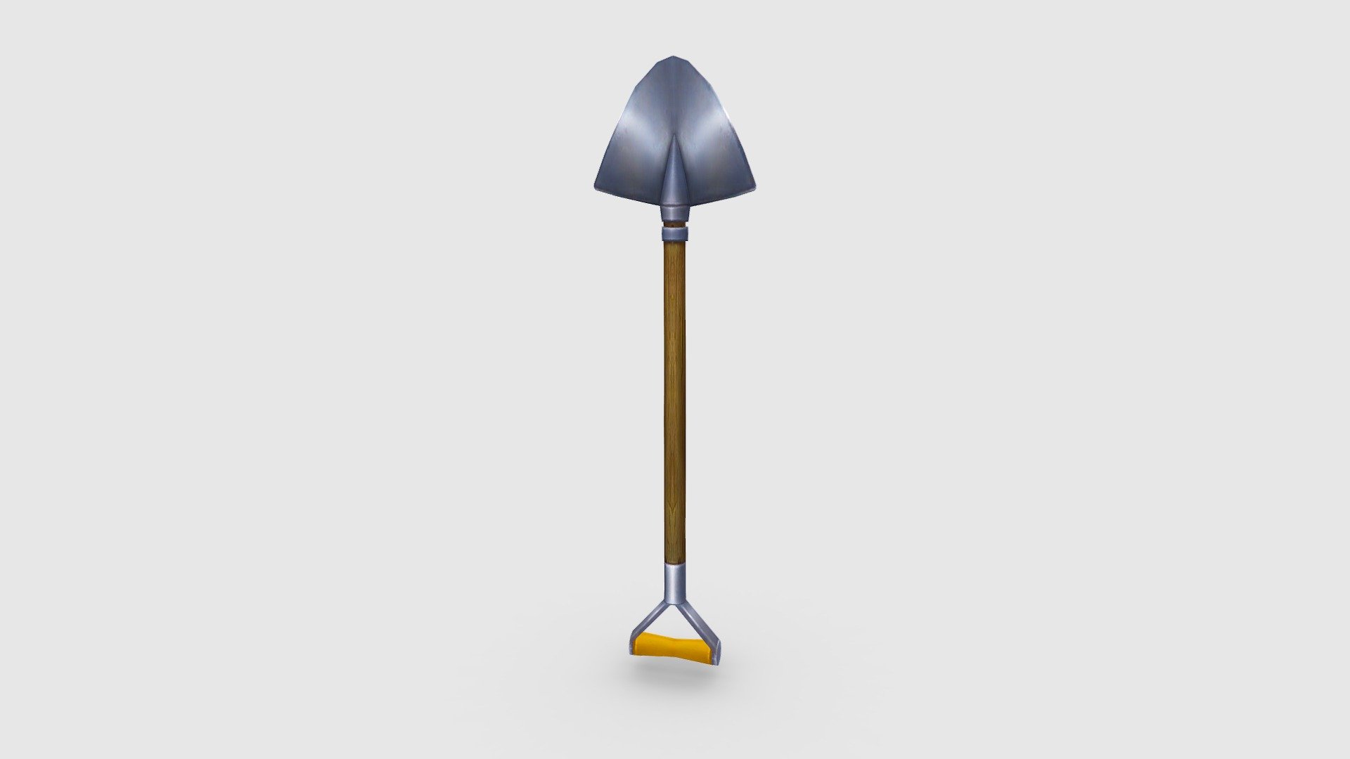 Cartoon shovel 3d model