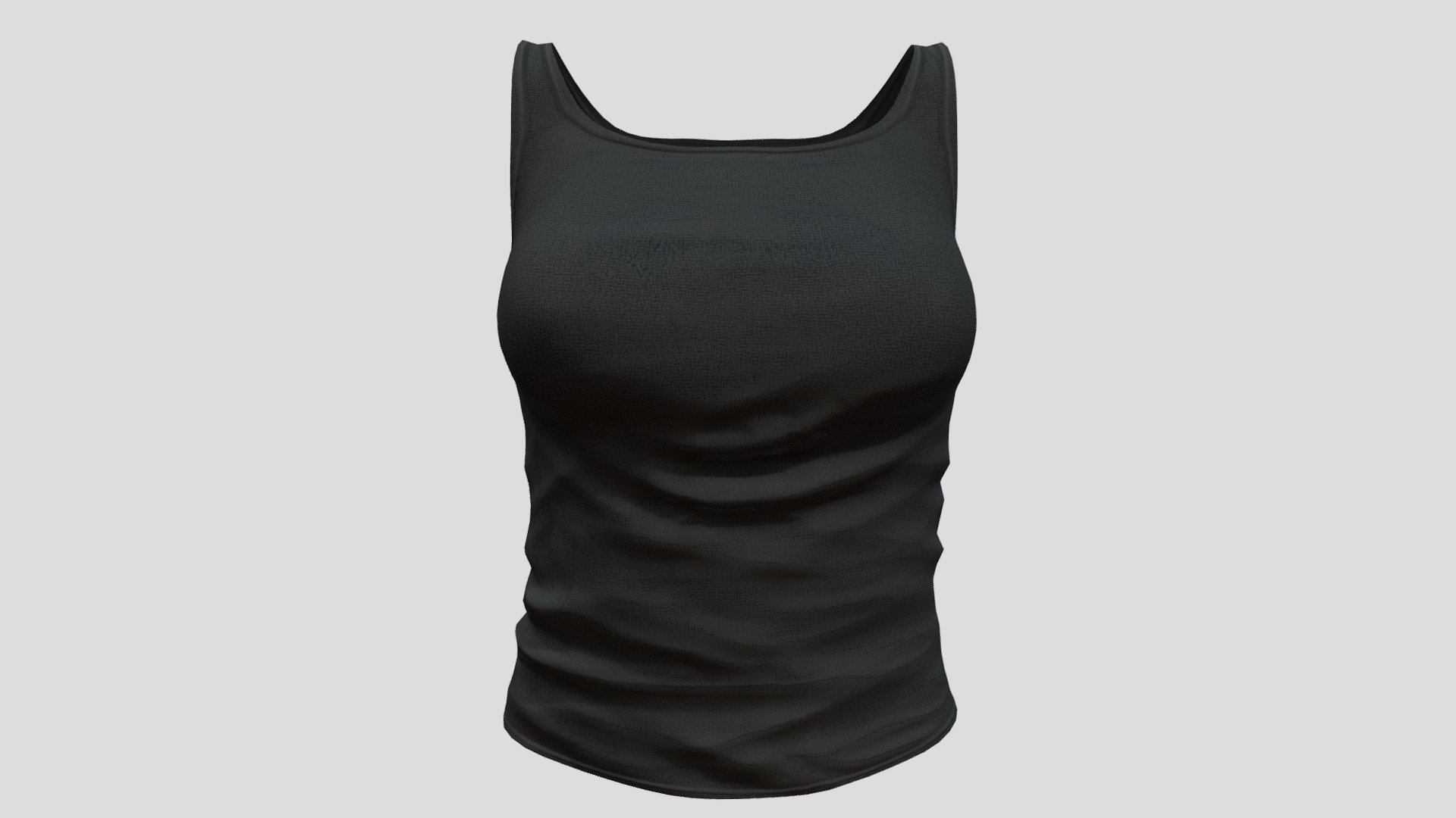 Female Tank Top 3d model