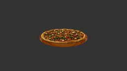 Cao Blanco Mushrooms Tomato Pizza