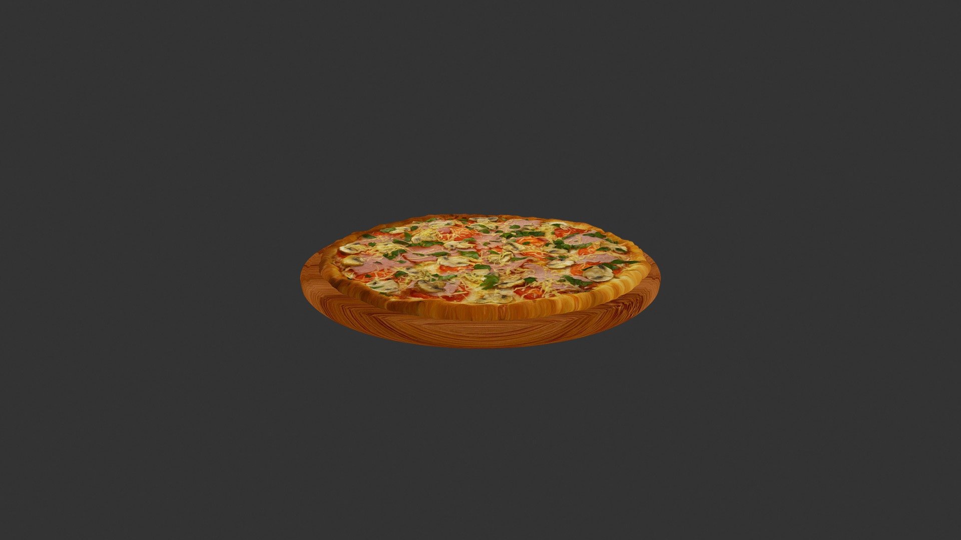 Піца Сімейна (Mushrooms_pizza) 3d model