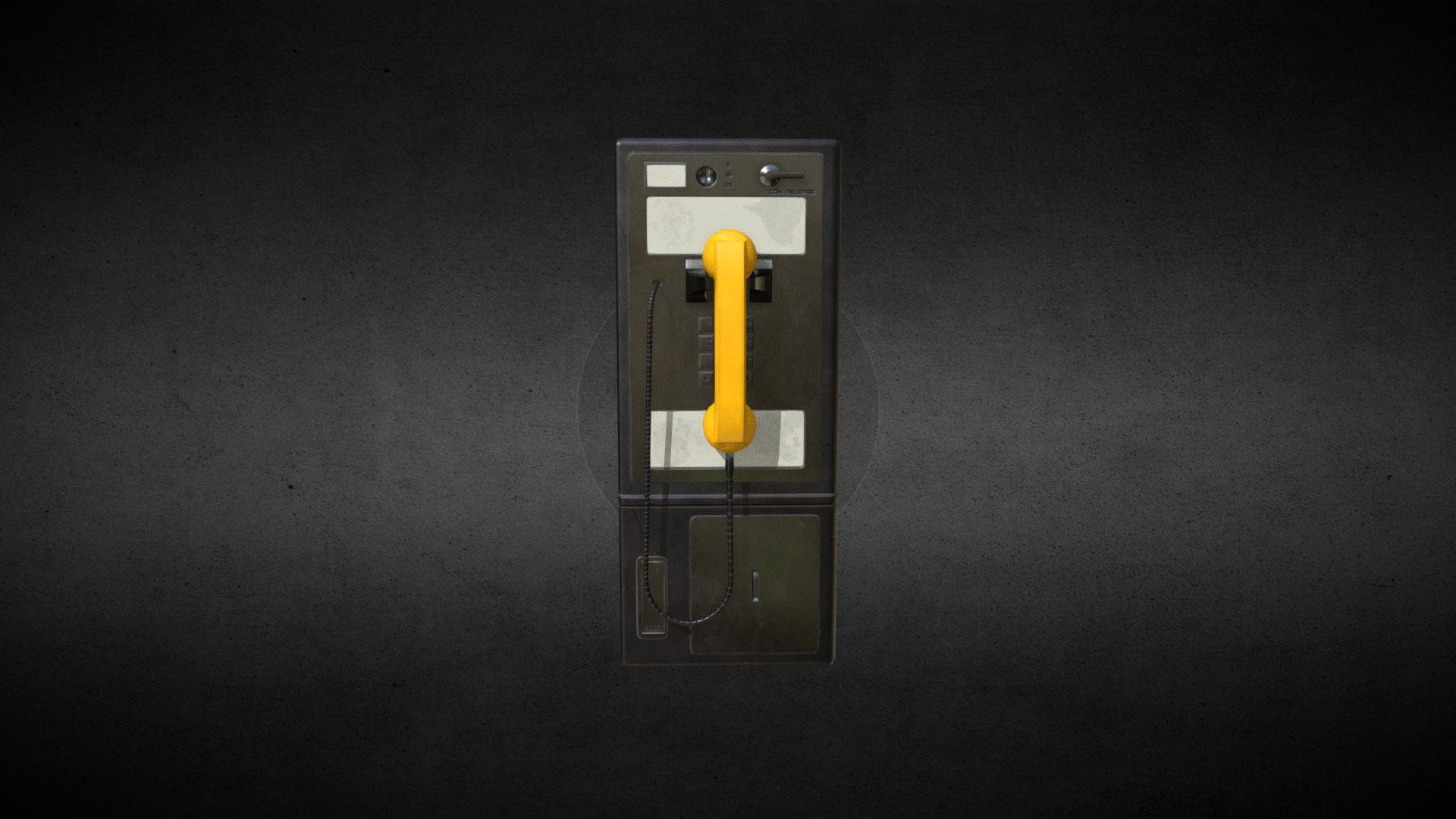 Subway PayPhone 3d model