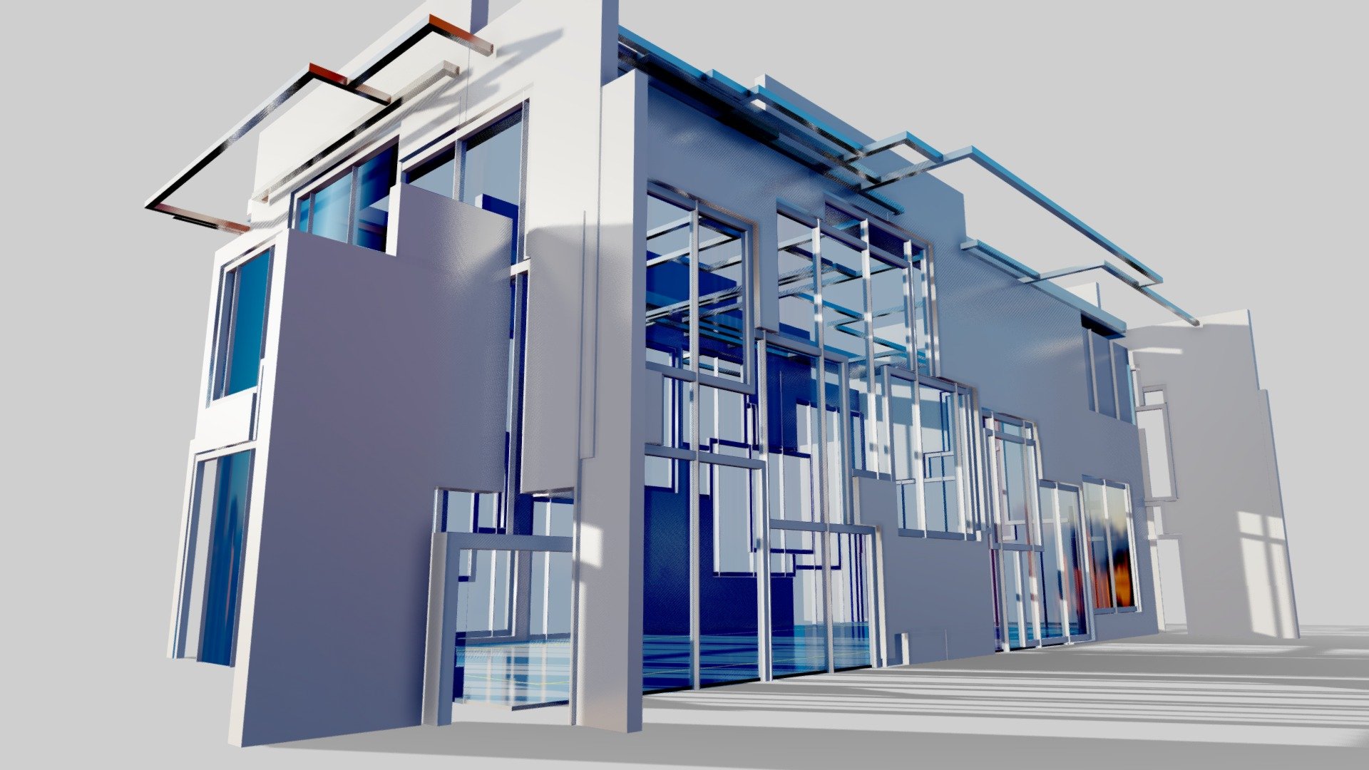 VR Building 02 3d model