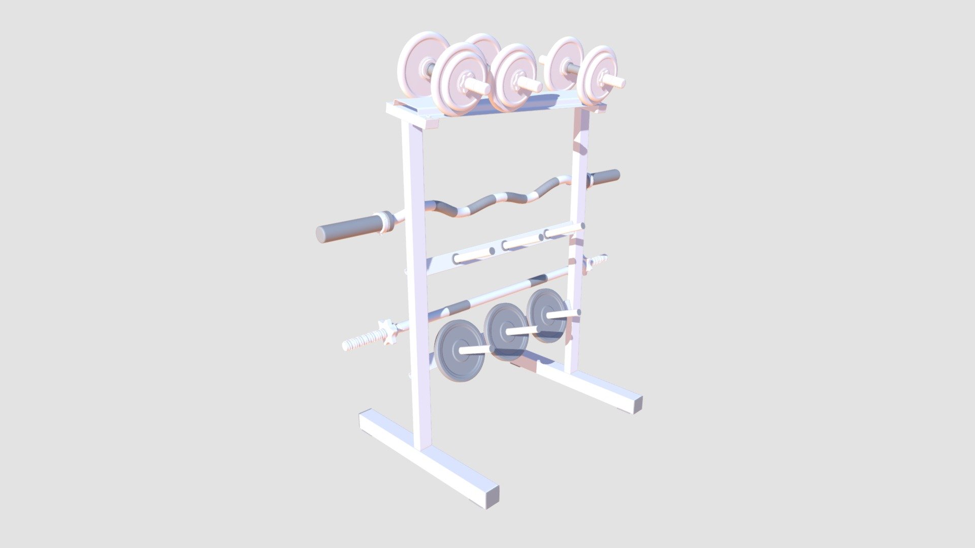 sport equipment 3d model