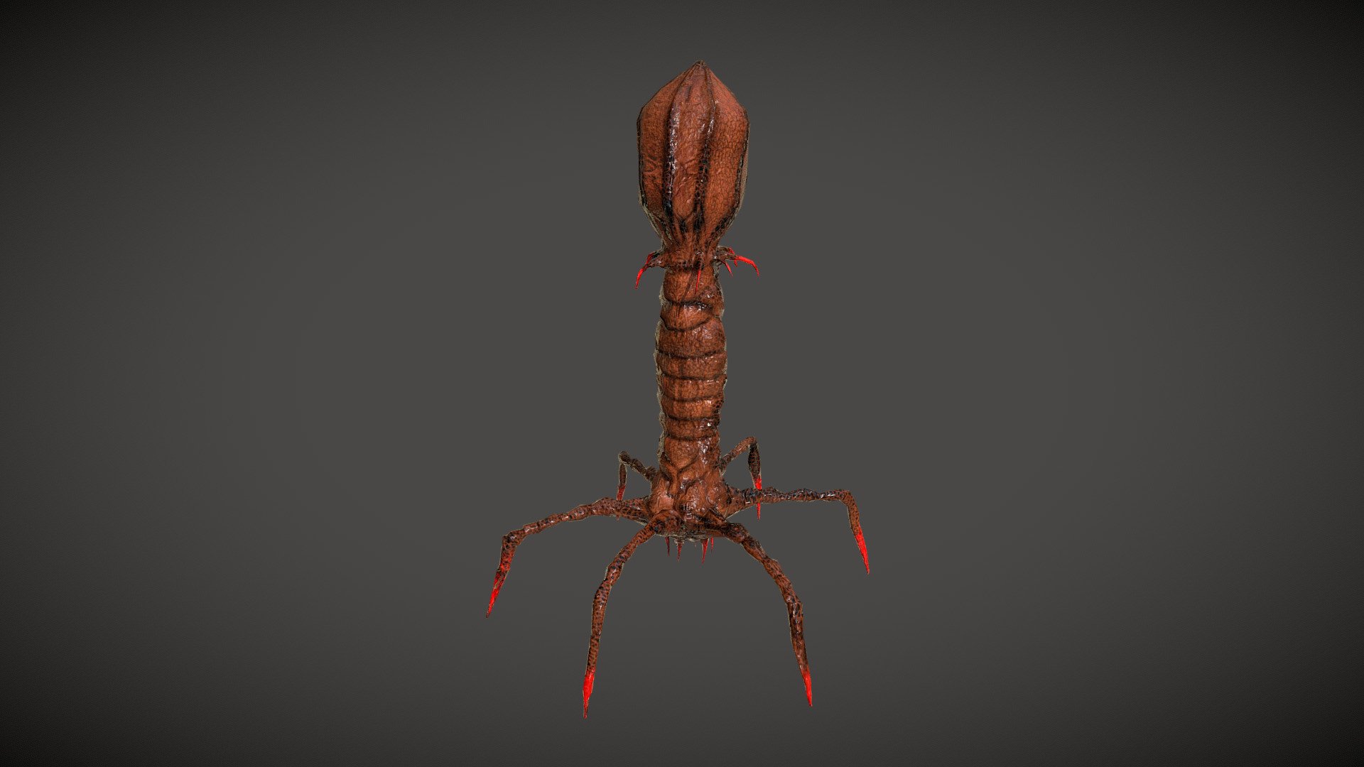 Bacteriophage Virus [4K] 3d model