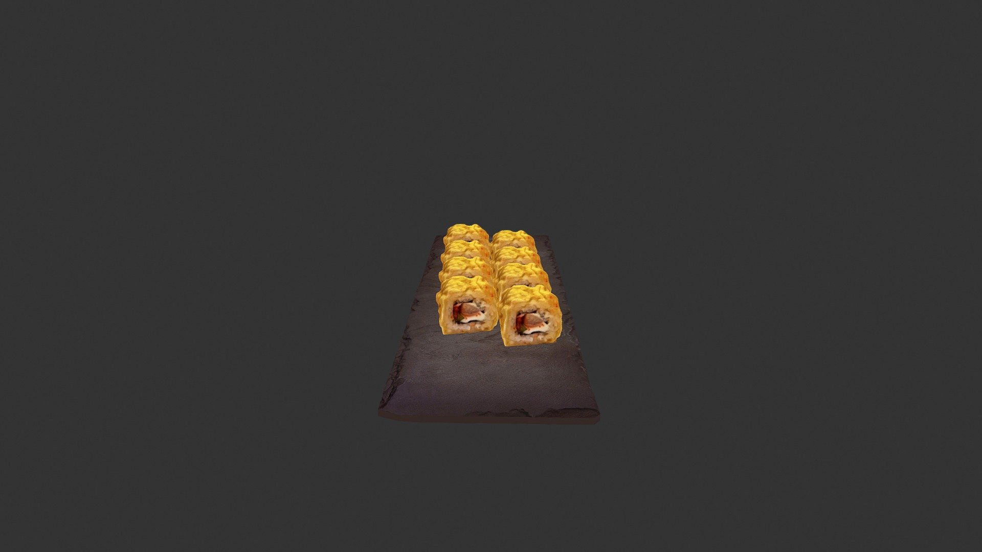 Tempura Roll With Acne 3d model