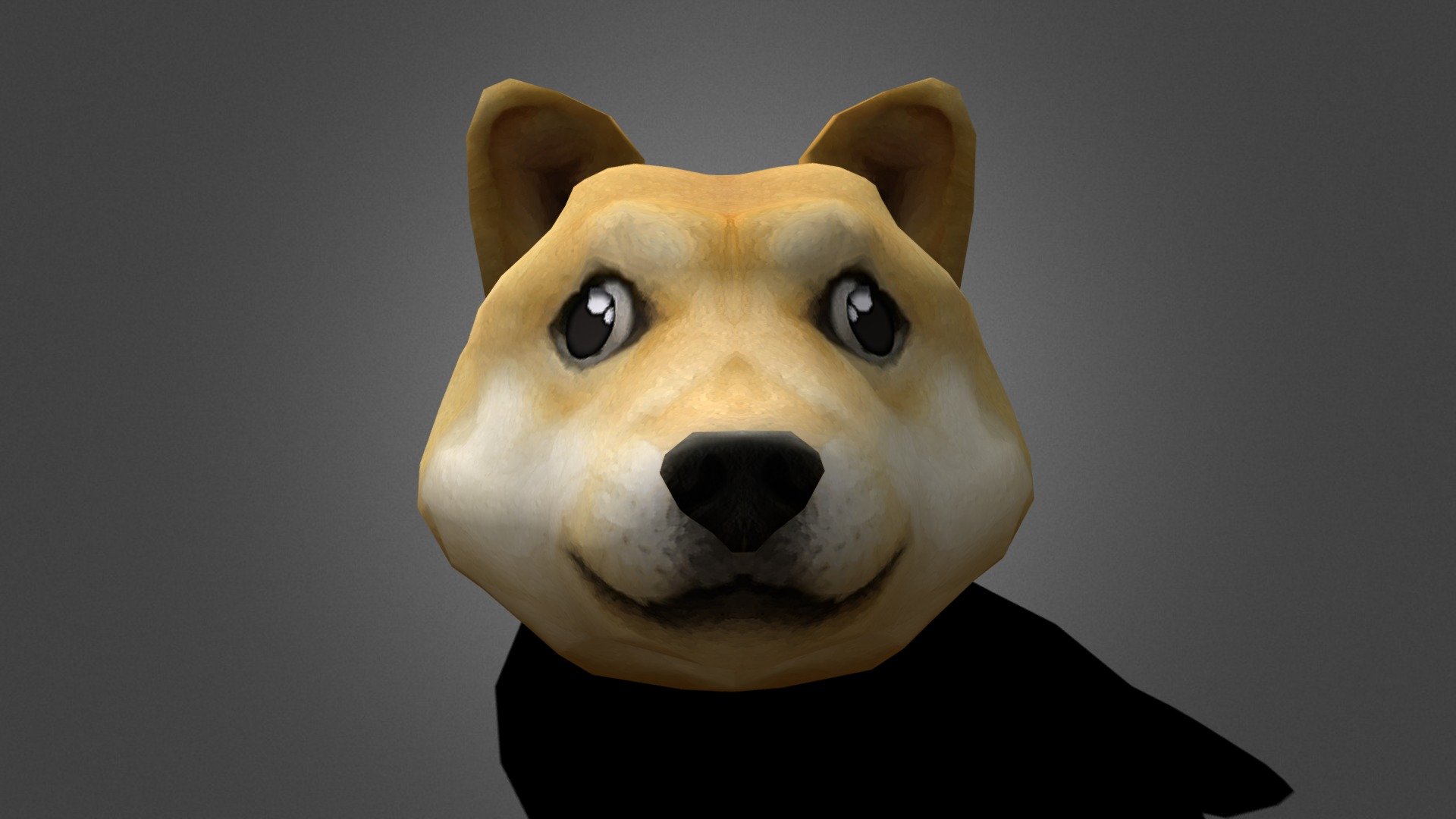 Doge roblox hat 3d model