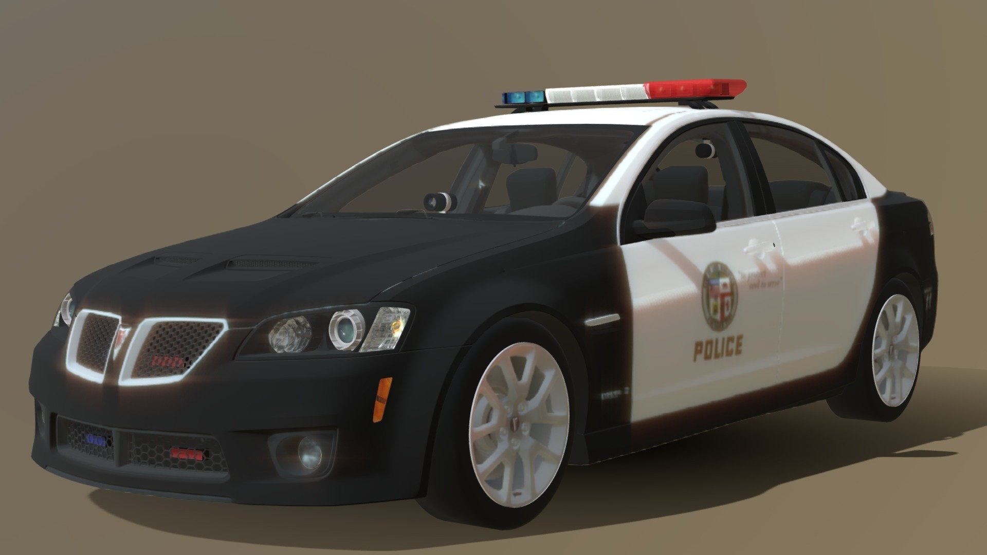 2011 Pontiac G8 GXP AWD LAPD 3d model