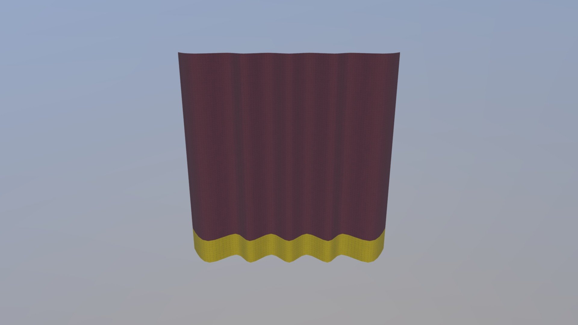 Curtain V2 3d model