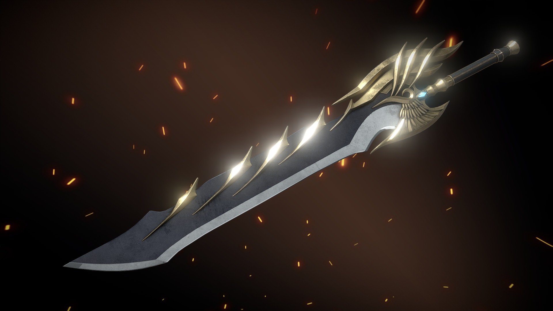 Big sword 3d model