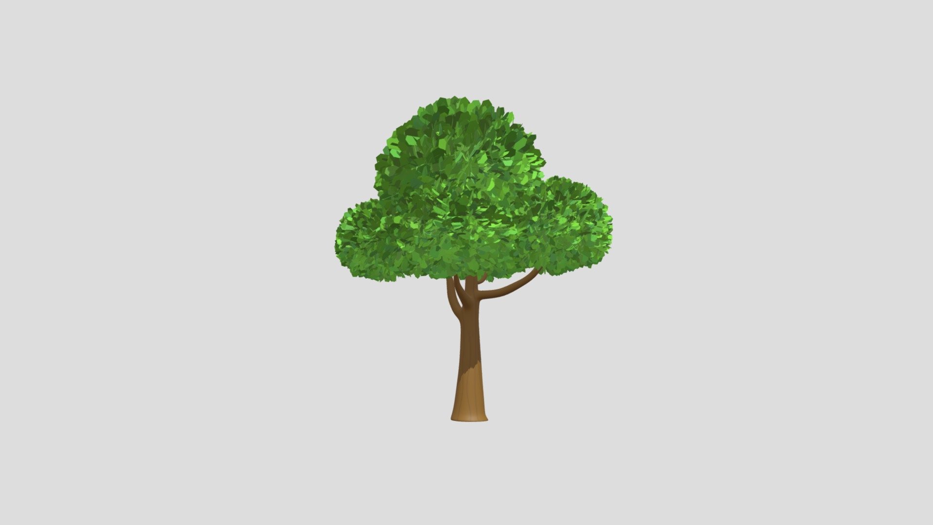 Toon Tree 3d model