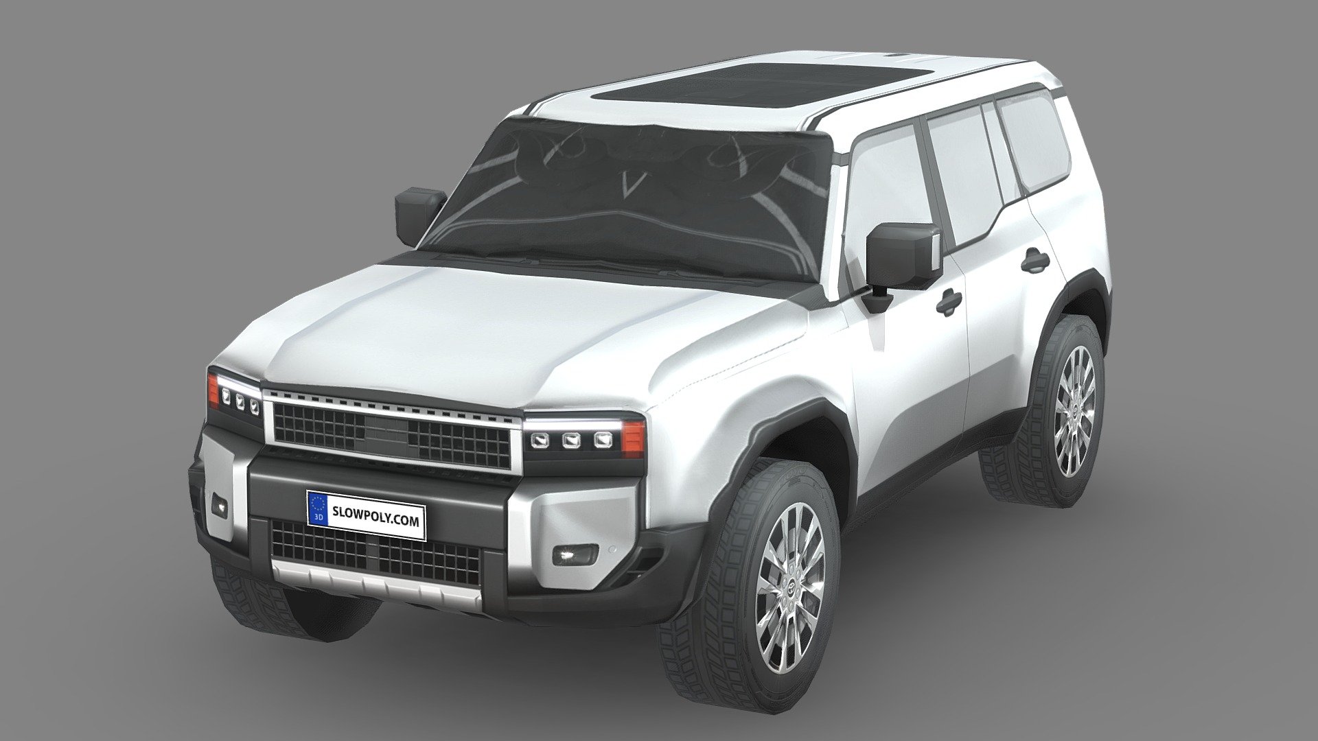 Toyota Land Cruiser 250 Prado 2024 3d model