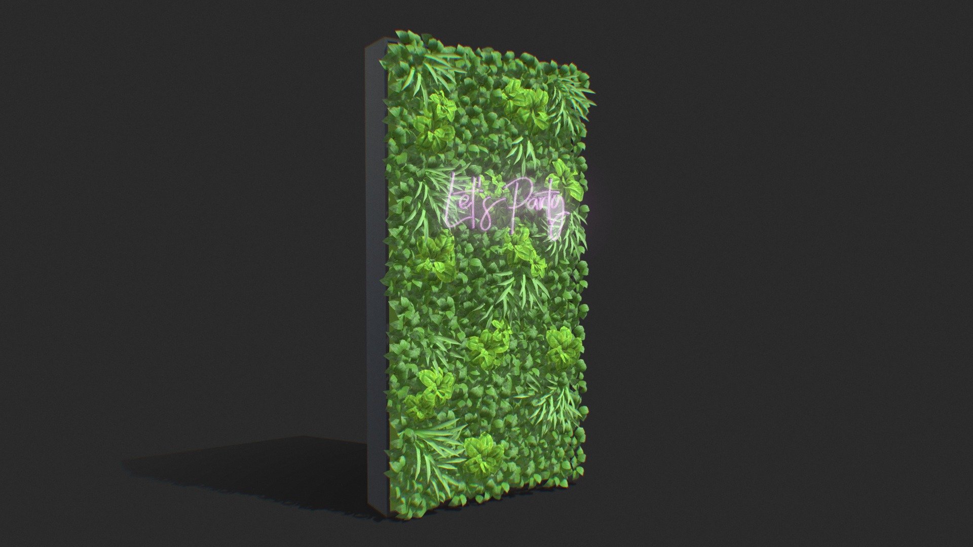 Green Wall 3d model