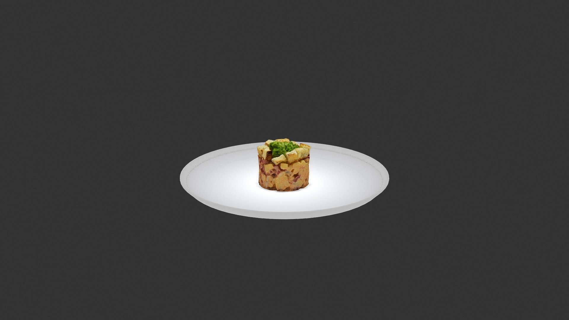 Appetizing Salad 3d model