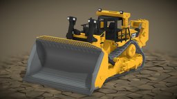 Voxel Caterpillar Bulldozer D11T