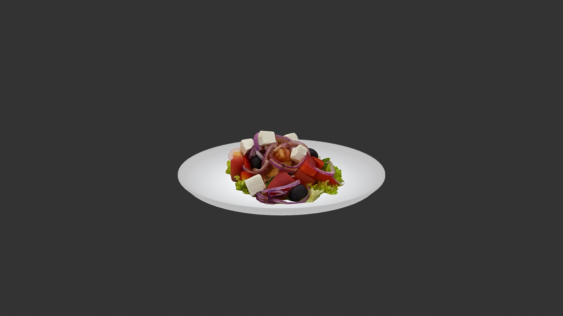 Greek Salad 3d model