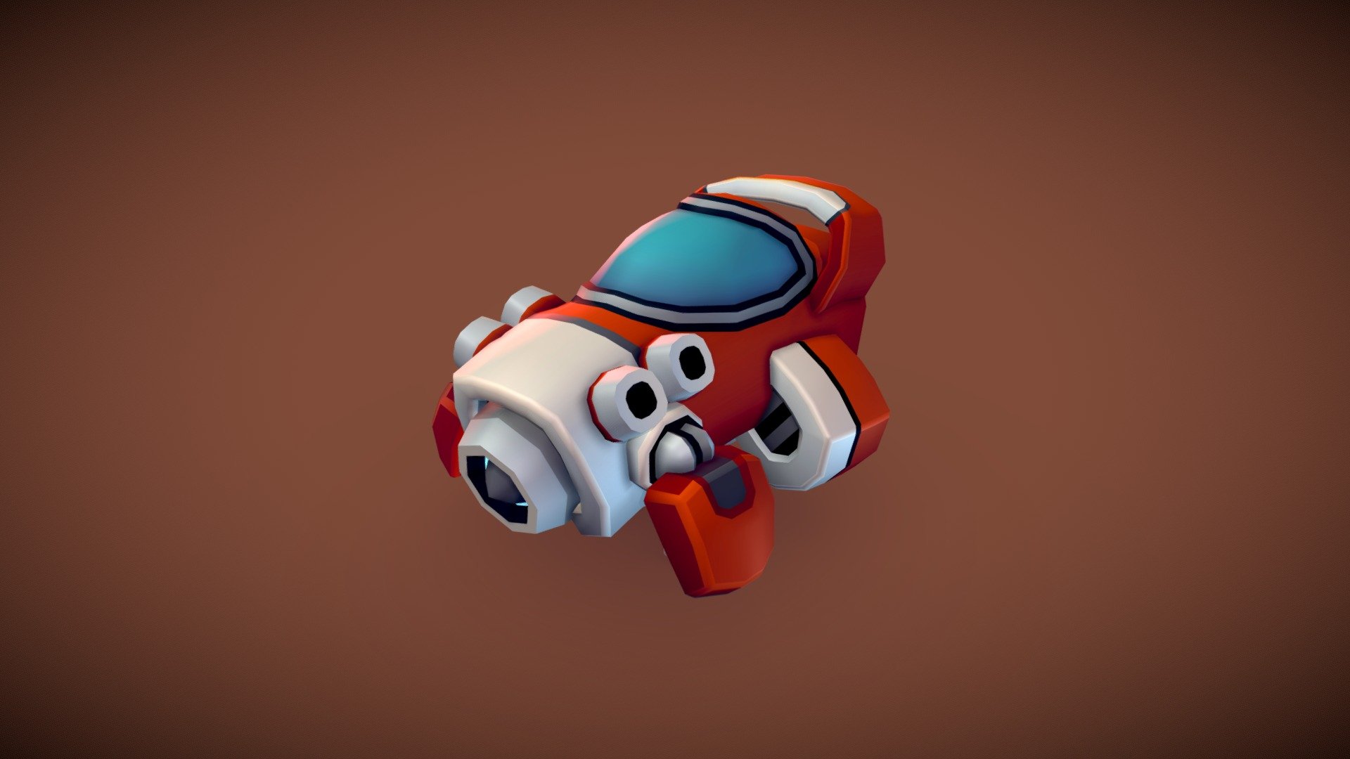 Spaceship Sniper 3d model