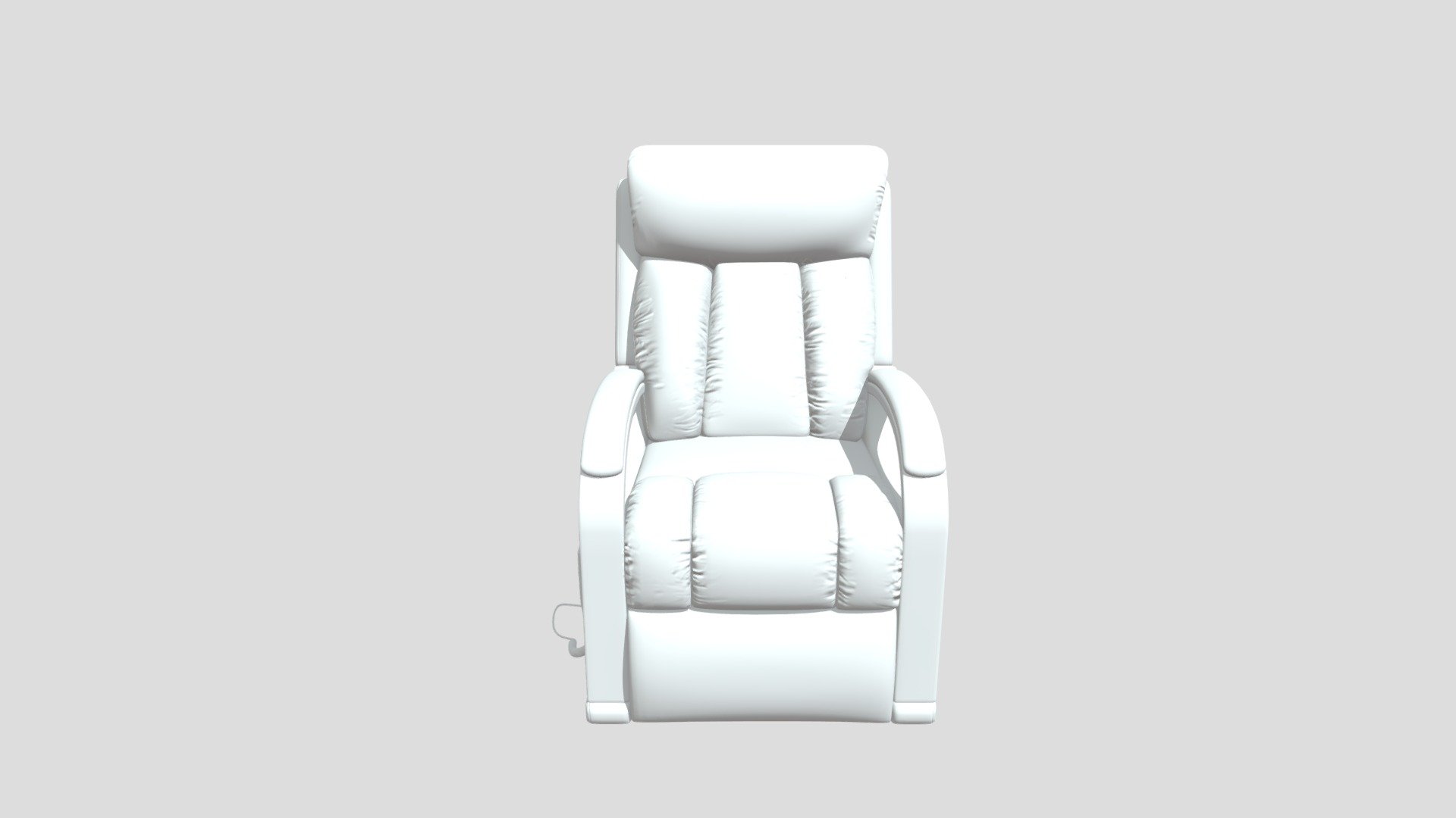 test massage chair project 3d model