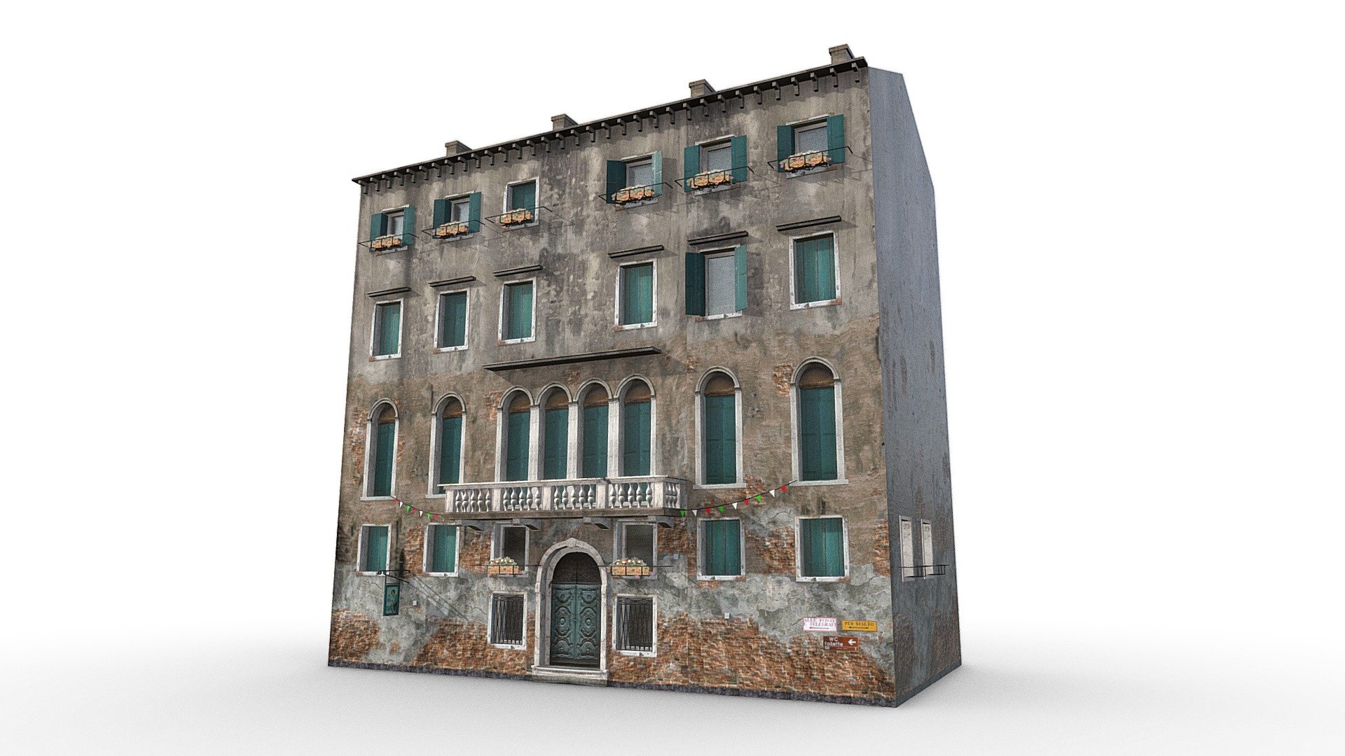 Italian Old House 3d model