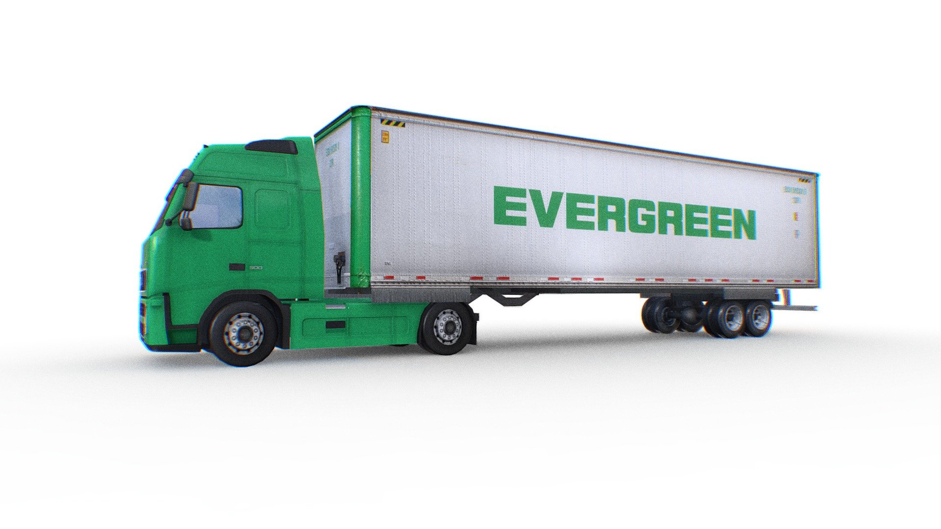 Volvo FH 12 Evergreen Truck 3d model