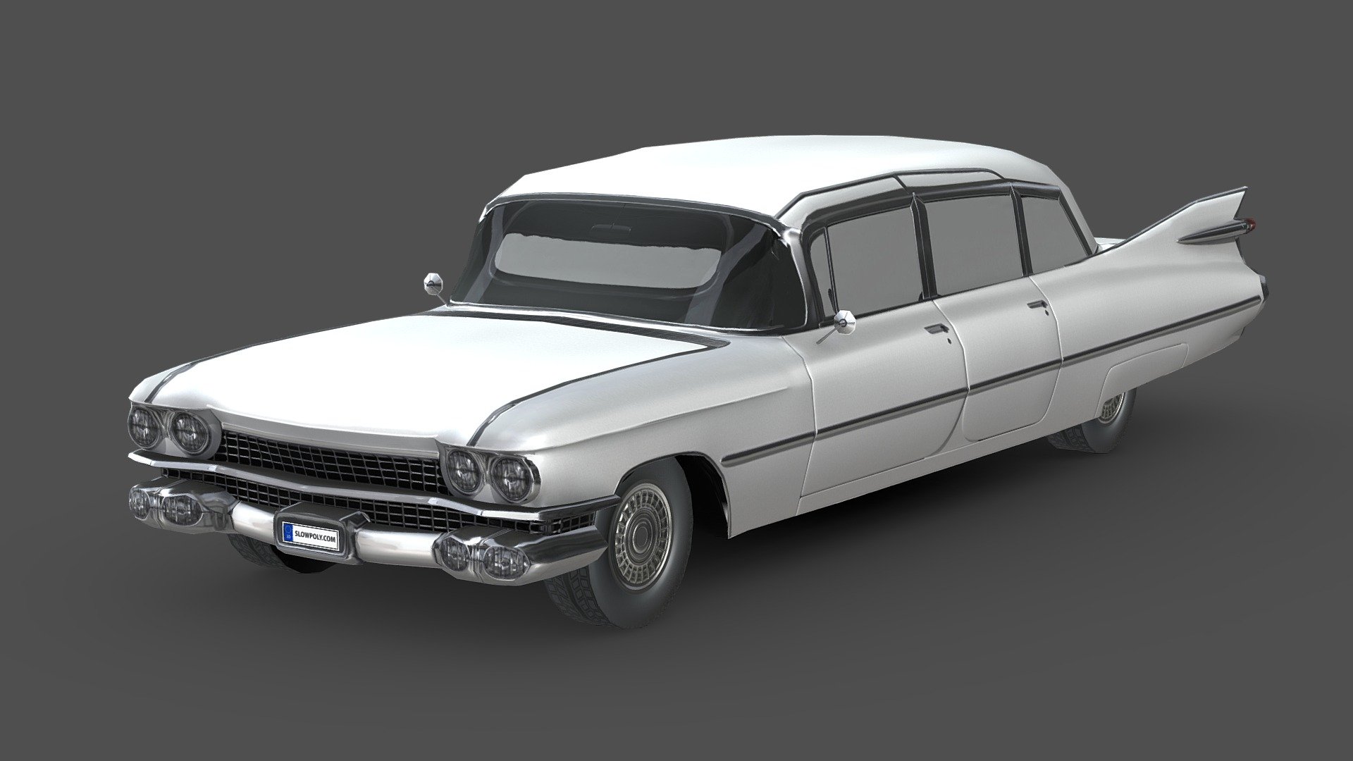 Cadillac Fleetwood 75 sedan 1959 3d model