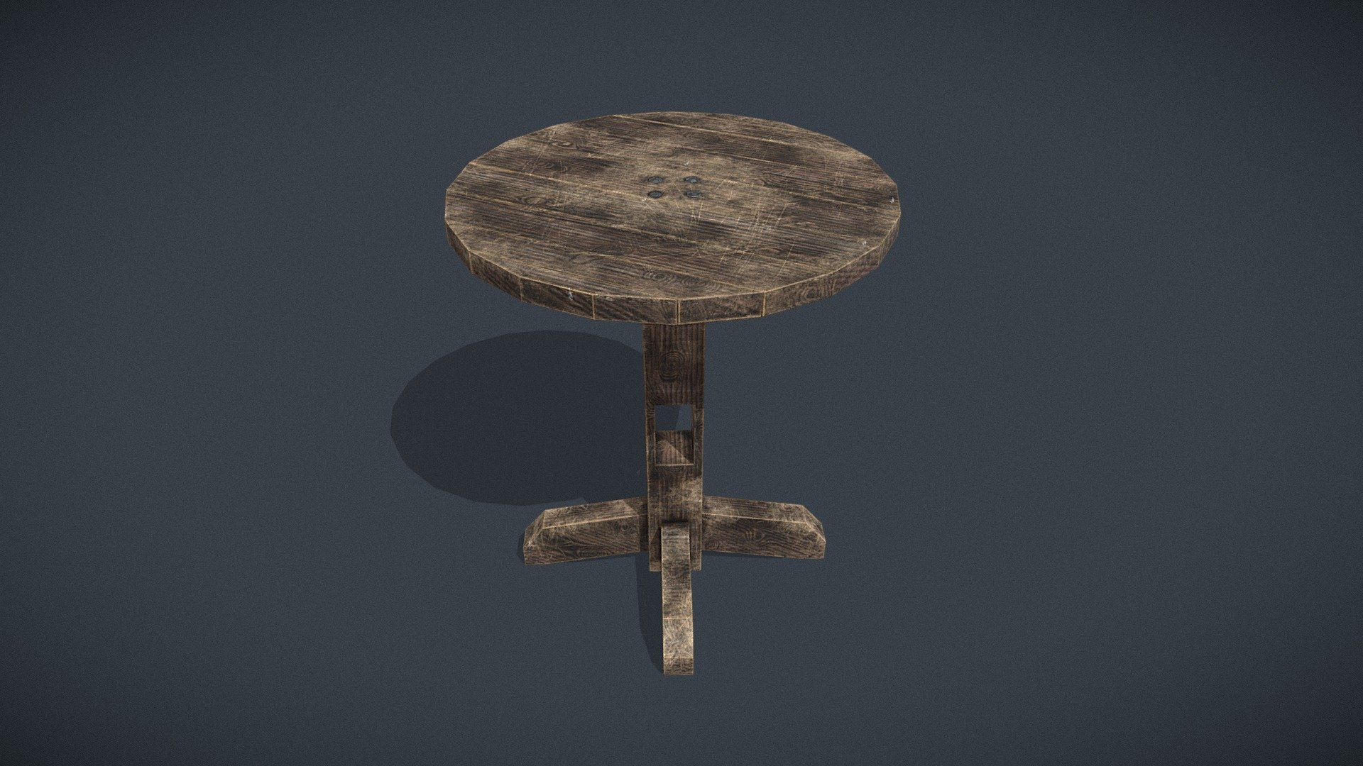 Round_Tavern_Table 3d model