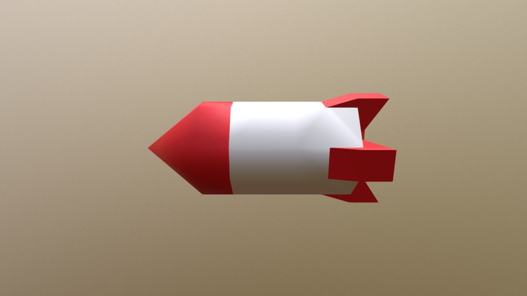 Missile 3d model