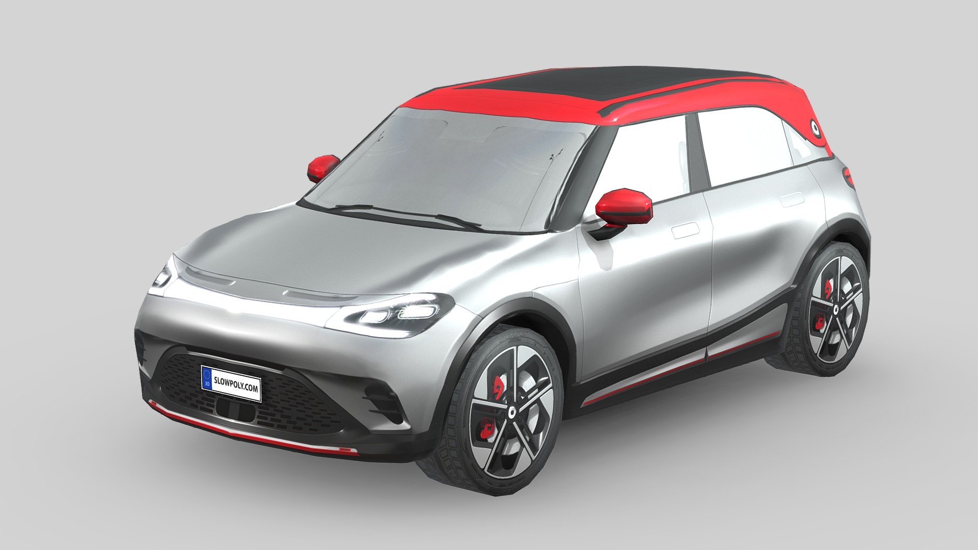 Smart 1 Brabus 3d model