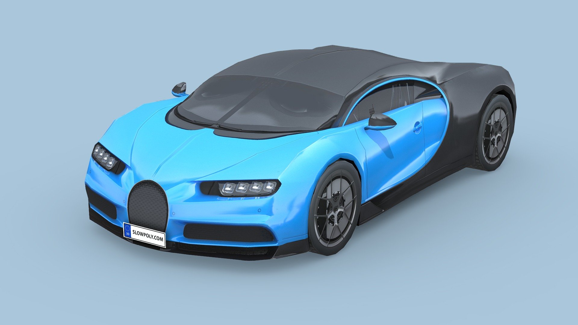 Bugatti Chiron Sport 2019 3d model