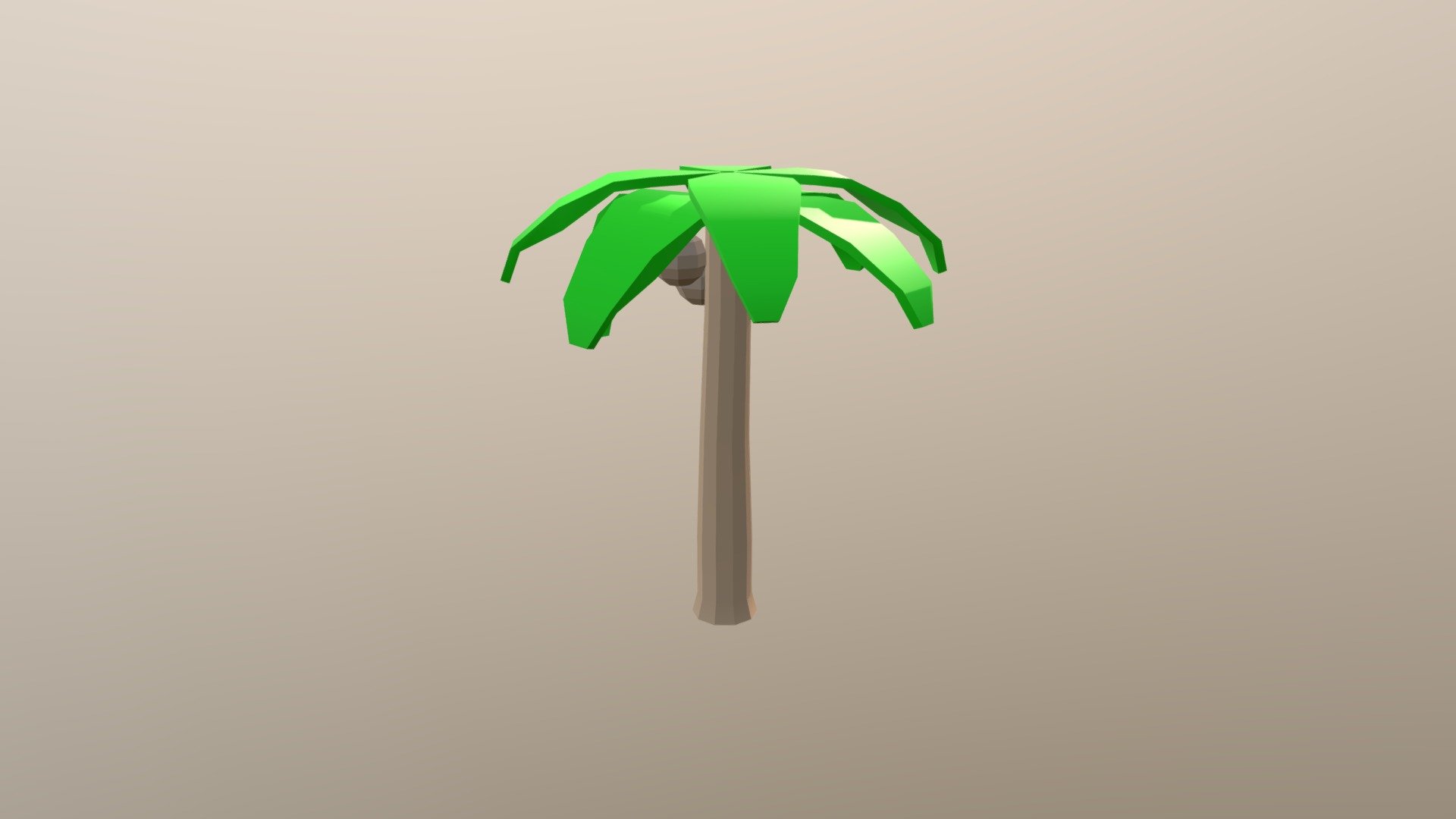 Palmera Lowpoly (Palm Tree) 3d model