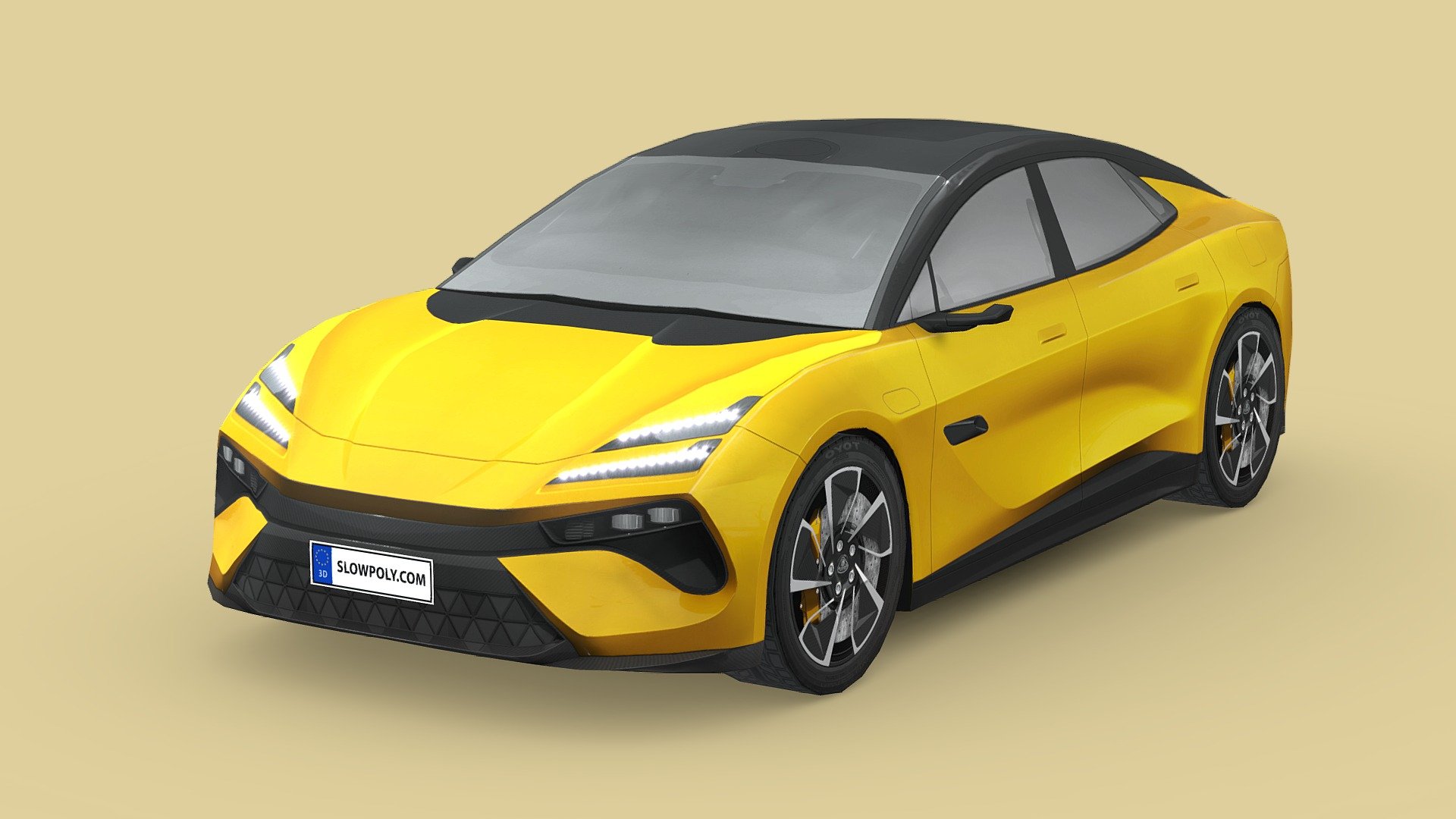 Lotus Emeya 2024 3d model